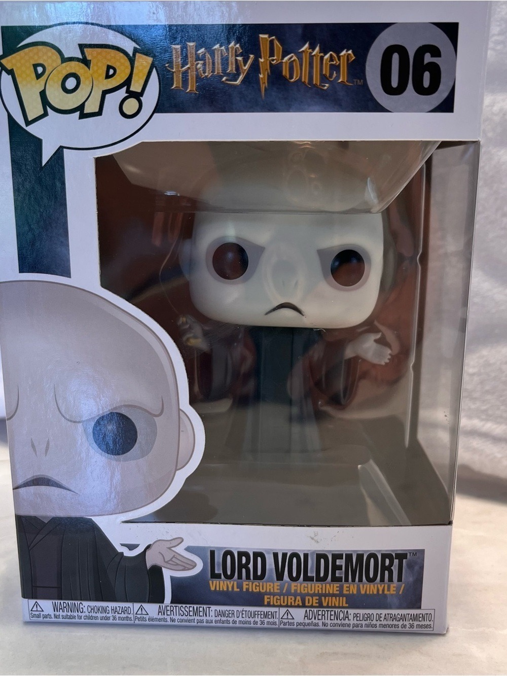 Funko Pop! Harry Potter Lord Voldemort Vinyl Figure White Black